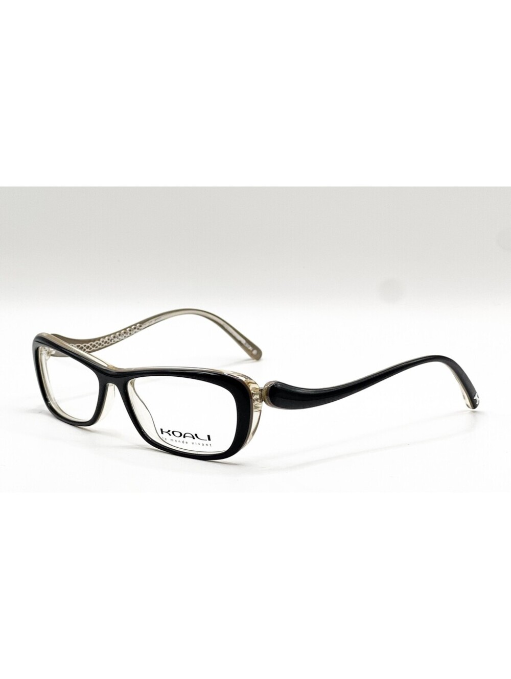 Morel Koali 7059K NN030 Black Square Authentic Eyeglass Frames 51-14